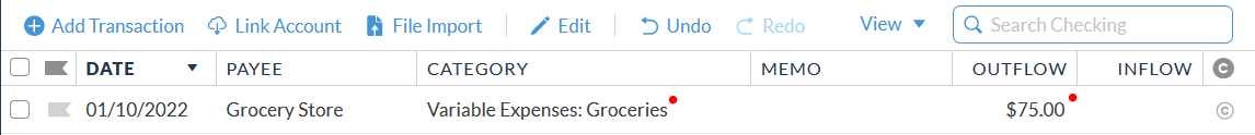 YNAB - Grocery Store